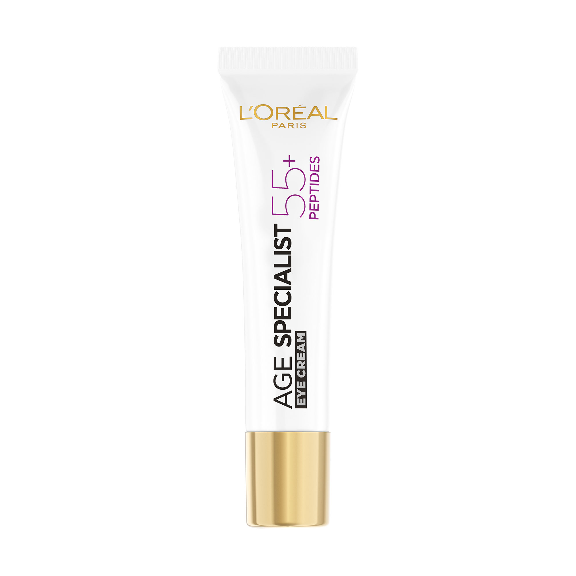 Відновлювальний крем для шкіри навколо очей L'Oreal Paris Вік експерт, проти зморщок, 55+, 15 мл